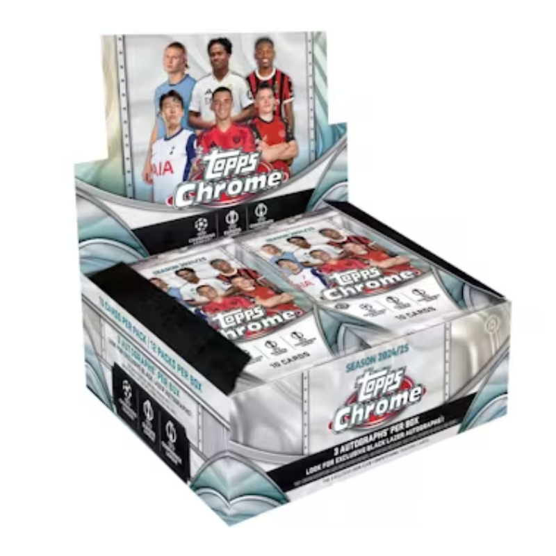 resizingforshopify-2025-05-13T131629.927 2024/25 Topps Chrome UEFA Club Competitions Jumbo Hobby Box - Image 1