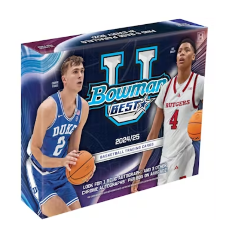 resizingforshopify-2025-05-23T160113.712_989ea1c4-208d-4490-ab1e-34ca1395f3e3 2024/25 Bowman University Best Basketball Hobby Box - Image 1
