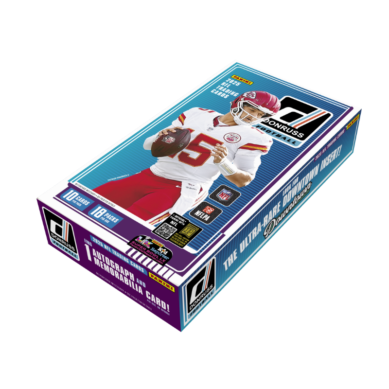 resizingforshopify-2025-08-05T123923.410 2025 Panini Donruss Football Hobby Box - Image 1