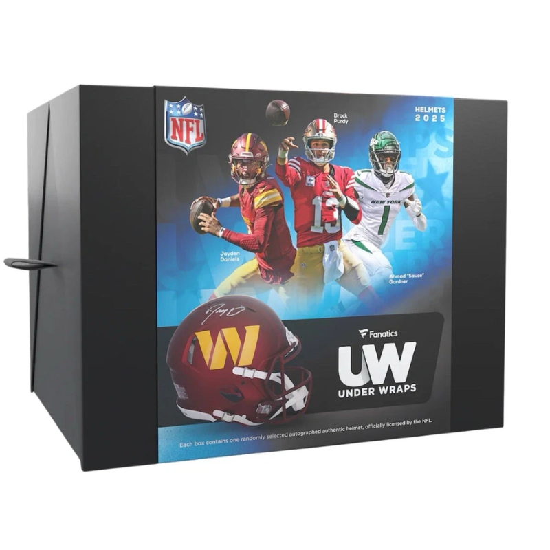 resizingforshopify-2025-09-12T125932.476 2025 Fanatics Under Wraps Mini Helmet - Image 1