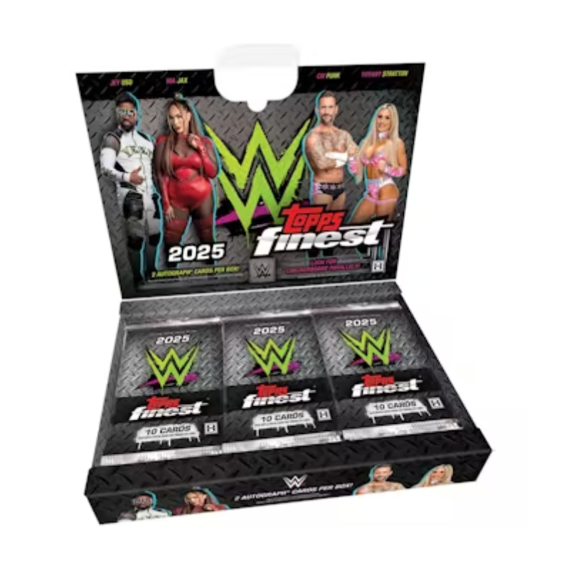 resizingforshopify-2025-09-16T123744.372 2025 Topps Finest WWE Hobby Box - Image 1
