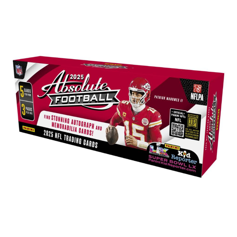 resizingforshopify-2025-09-16T164739.785 2025 Panini Absolute Football Hobby Box - Image 1