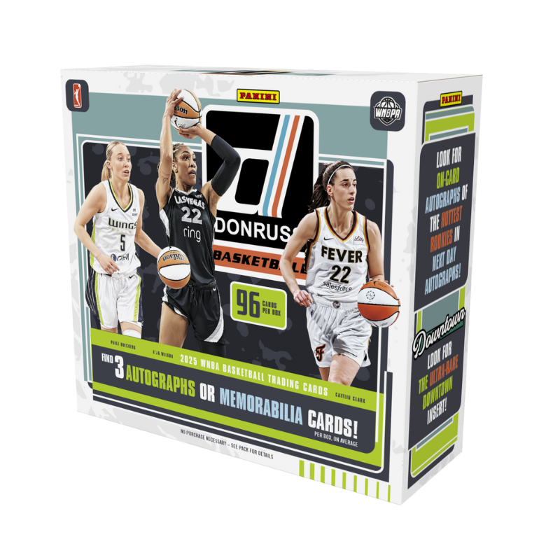 resizingforshopify-2025-10-02T124730.942 2025 Panini Donruss WNBA Basketball Hobby 16 Box Case - Image 1