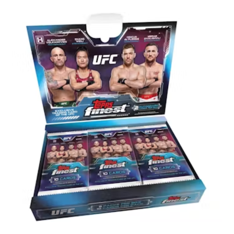 resizingforshopify-2025-10-30T155252.981 2025 Topps Finest UFC Hobby 8 Box Case - Image 1