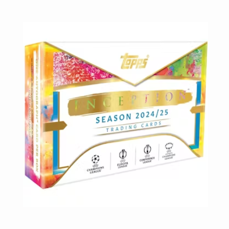 resizingforshopify-2025-12-18T133440.586 2024/25 Topps Inception UEFA Club Competitions Soccer Hobby Box - Image 1