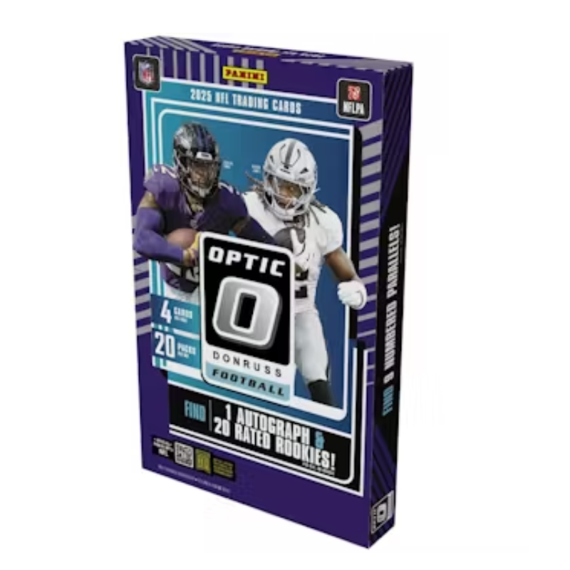resizingforshopify-2026-01-12T120139.812 2025 Panini Donruss Optic Football Hobby 12 Box Case - Image 1