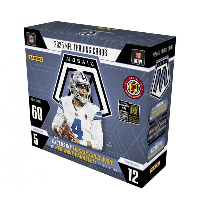 resizingforshopify-2026-01-16T161458.445 2025 Panini Mosaic Football International Hobby Box - Image 1