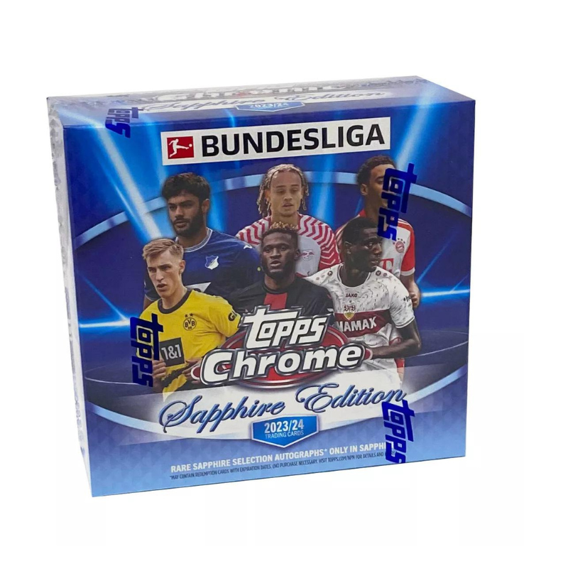resizingforshopify_21 2023/24 Topps Chrome Bundesliga Sapphire Edition Box - Image 1