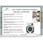 2023 Topps Sterling Baseball Hobby 4 Box Case - Image 5