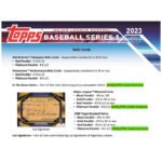 2023 Topps Series 1 Baseball Jumbo Box - Image 12